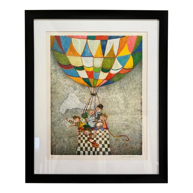 1970s Boulanger Original Lithograph Signed & Numbered Voyage De Noces For Sale