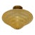 Murano Gold Rugiadoso Glass Semi Flush Mount Ceiling Light For Sale