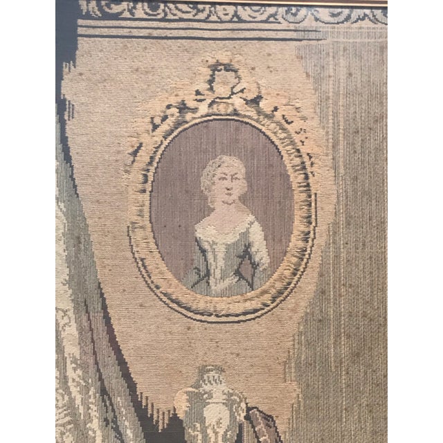 Beige 18th Century Antique French Tapestry For Sale - Image 8 of 9