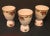 Vintage Maddock Stoneware Double Egg Cups- Set of 3 For Sale In Columbia, SC - Image 6 of 7