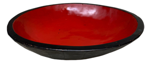 Urushi Japanese Ki-Bachi Mixing Bowl / Decorative Bowl, 1930s