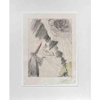Salvador Dalí­, Femme Au Clown Edition 105/145, 1960s, Etching For Sale