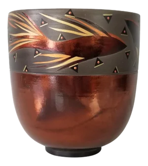 Vintage Calumch Modernist Art Pottery Bowl / Vase
