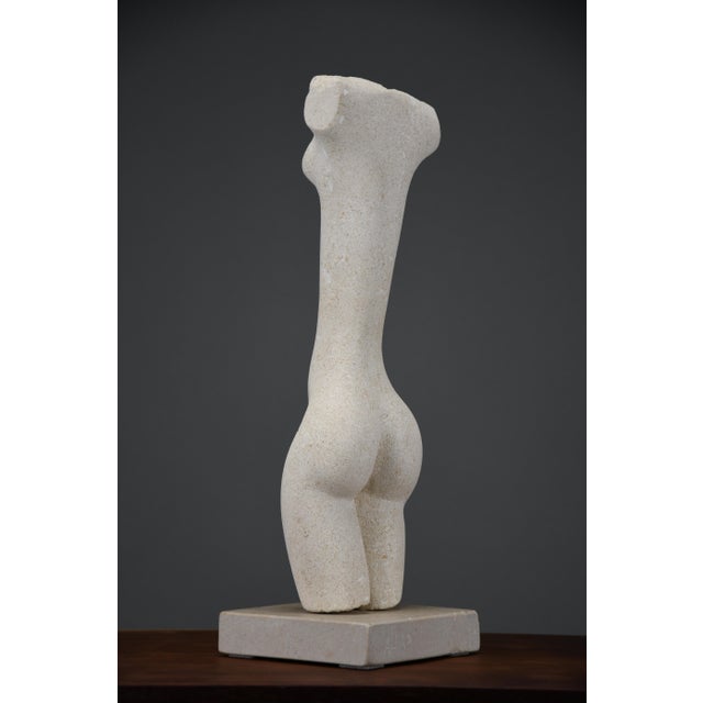 Cabiddu Alberto, Little Idol, Abstracted Nude Figure, 1996, Stone For Sale - Image 14 of 14