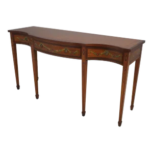 Wellington Hall Adams Paint Decorated Satinwood Sideboard