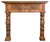 Renaissance Revival Style Carved Oak Mantel With Eagles, Rams Heads, Mermaids, Cherubim and "Green Men" For Sale - Image 9 of 9
