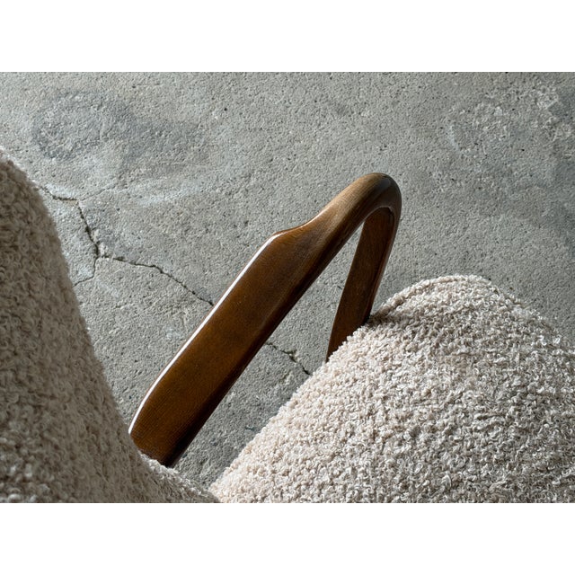 1940s Scandinavian Modern Lounge Chair by Alfred Christensen for Slagelse Møbelværk, 1940s For Sale - Image 5 of 9