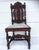 19th Century Neo-Renaissance Oak Chair For Sale - Image 6 of 18