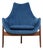 1960s Luigi Tiengo Walnut Lounge Chair For Sale