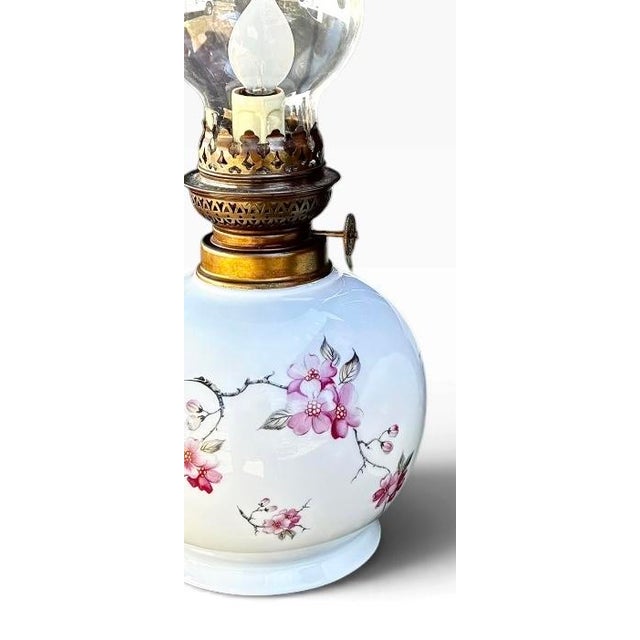 These outstanding vintage lamps originated in Limoges, France, a region world-renowned for its fine, hard-paste porcelain...