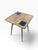 Vintage Stitched Leather and Rattan Gueridon by Jacques Adnet, 1950s For Sale - Image 9 of 12