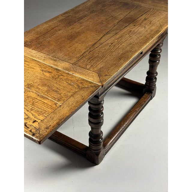 Wood English Extendable Table, 1700 For Sale - Image 7 of 18