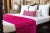 Indian Pink Silk Blend Duvet Bed Cover For Sale - Image 3 of 6