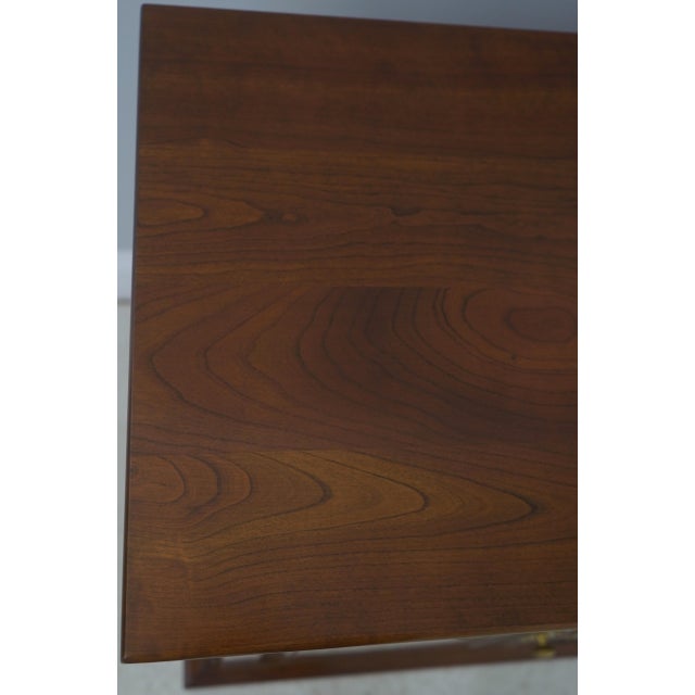 Wood Stickley Solid Cherry Raised Panel Server Cabinet For Sale - Image 7 of 18