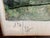 1960s Signed, Numbered Limited Ed. Lithograph of a French Village by 20th Century French Landscape Artist Bernard Ganter For Sale - Image 4 of 4