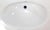 Large 36" Wide White Porcelain Console Sink With Porcelain Legs For Sale - Image 10 of 18