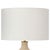 With nautical charm and modern sensibility, this table lamp features a large bulb shaped body, which is hand wrapped with...