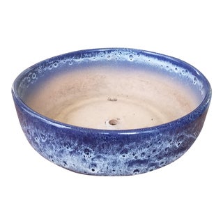 1990s Contemporary Handmade Clay Glazed Succulent Pot For Sale