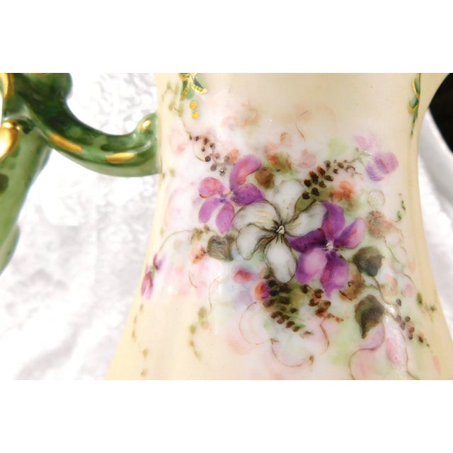 1900s Jean Pouyat Limoges Chocolate Pot For Sale - Image 12 of 13