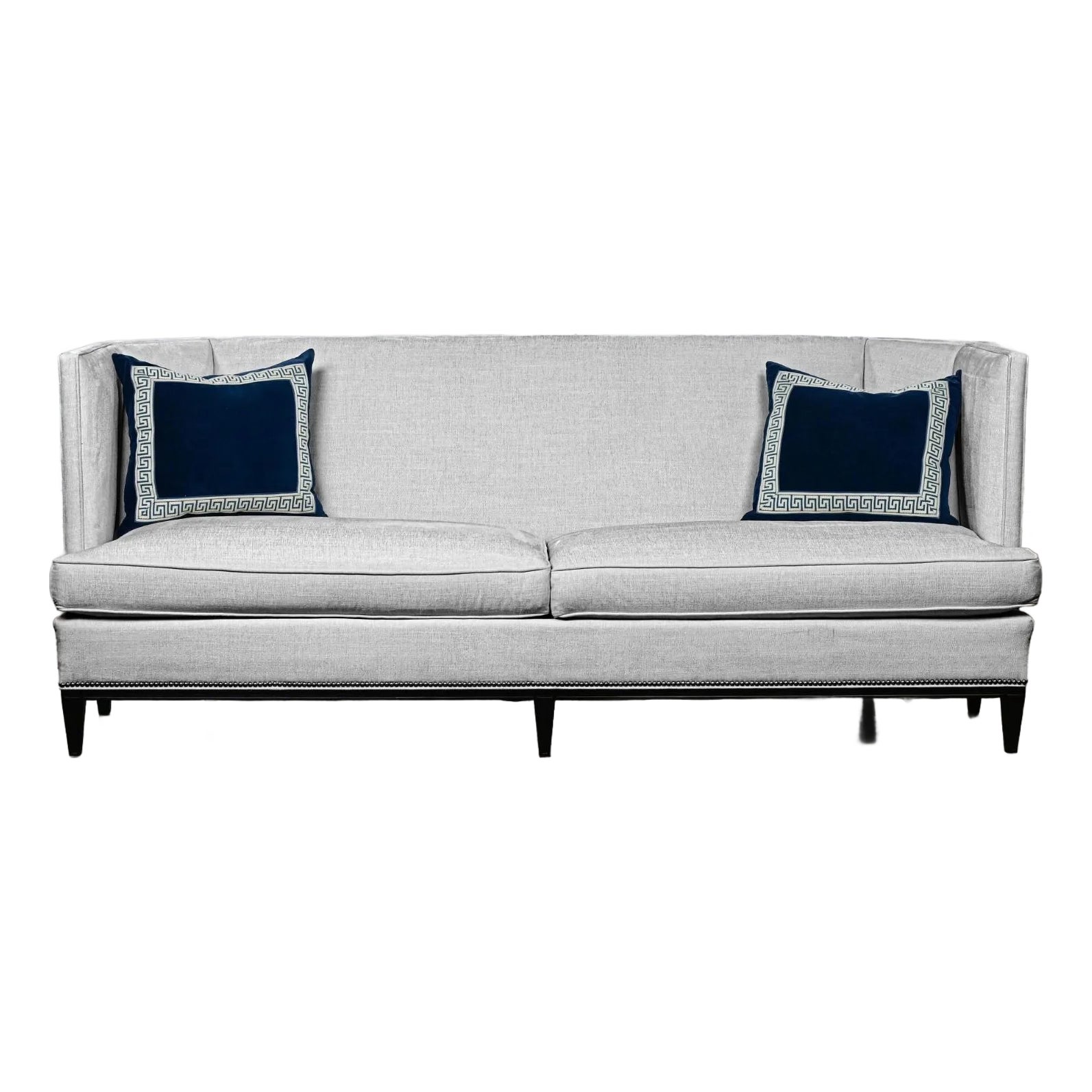 Early 21st Century Modern Modified Tuxedo Style Malbec Sofa by Hickory ...