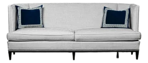 Early 21st Century Modern Modified Tuxedo Style Malbec Sofa by Hickory Chair Furniture