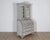 19th Century Early 19th Century Swedish Painted Secretary Cupboard in Grey with Patina For Sale - Image 5 of 9