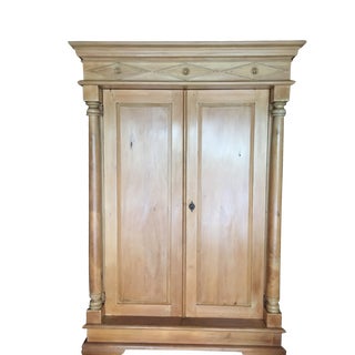Light Alderwood Armoire For Sale