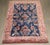 Early 20th Century Navy Sarouk Floral Accent Rug no. j5217 For Sale - Image 5 of 8