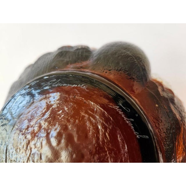 Mid-Century Glass Bowl by Pertti Santalahti for Humppila, Finland, 1960s For Sale - Image 15 of 16