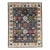8x10 Lila Ruby Charcoal Traditional Floral Hand Knotted Wool Carpet Rug For Sale