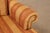 Wood Hickory Chair Chippendale Style Custom Upholstered Wing backArmchair For Sale - Image 7 of 18