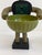 Sculpture Materials Vintage Mid-Century Modern Folk Art Sculpture With Dual Green Bowls For Sale - Image 7 of 9
