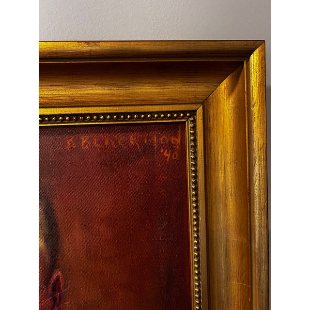 Vintage Original Oil Painting Portrait – Signed & Dated 1940 A beautifully painted, classic oil portrait of a young boy,...