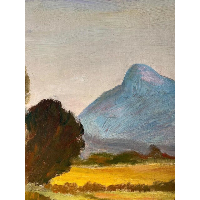 Morini Zolfanelli, Near Jussy, Switzerland, Oil on Wood, 1993 For Sale - Image 8 of 10