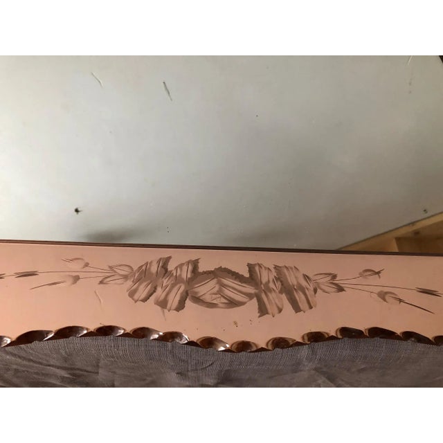 1940s Art Deco Mirror, 1940s For Sale - Image 5 of 6