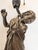 Antique Bronze Lamp Featuring a Girl Holding a Dove by A. Messina For Sale - Image 12 of 14