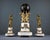 19th Century Bronze and Marble Putti Mantelpiece Set, 1800s, Set of 3 For Sale - Image 5 of 18