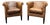 Club Chairs in Sheep Leather from Laura Ashley, Set of 2 For Sale