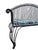 1960s French Country Wrought Iron Garden Bench For Sale - Image 5 of 8