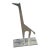 1990s Minimalist Silver Plated Sculpture La Giraffa by Lino Sabattini For Sale
