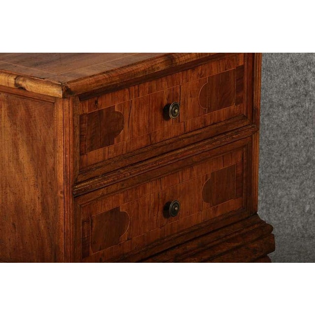 19 Century Baroque Walnut Chest of Drawers, 1850s For Sale - Image 15 of 18