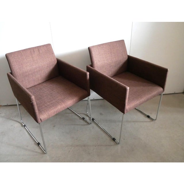 Vintage Italian Modern Armchairs in Metal, 1980s, Set of 2 For Sale - Image 13 of 15