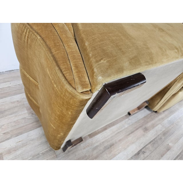 Vintage Italian Fabric Armchairs, 1970, Set of 2 For Sale - Image 17 of 18
