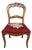 1940-1950’s French Provincial / Country French Carved Needlepoint Mahogany Dining Chair For Sale