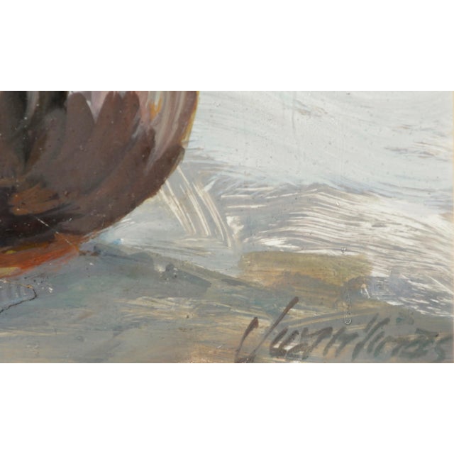 1960s Delphinium, Daisies and Gerber Daisies - Red Floral Bouquet Still-Life For Sale - Image 5 of 5