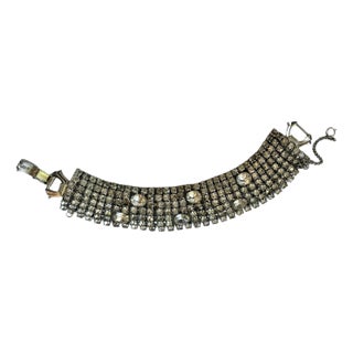 Weiss Wide Rhinestone Bracelet For Sale