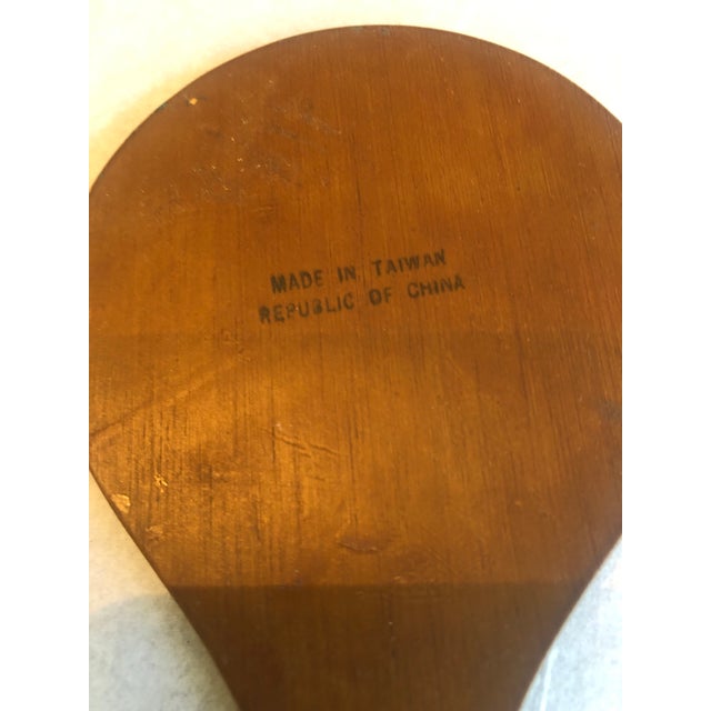 Mid-Century Modern Pickle Ball Tennis Racket Coasters Mid Century For Sale - Image 3 of 9