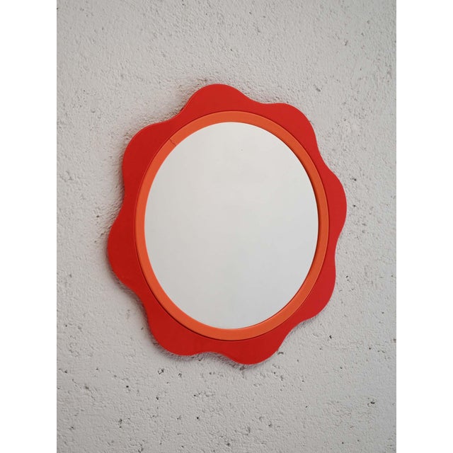Glass Vintage Finnish MK-298 Mirror from Mäkinen Kuvasti, 1960s For Sale - Image 7 of 7