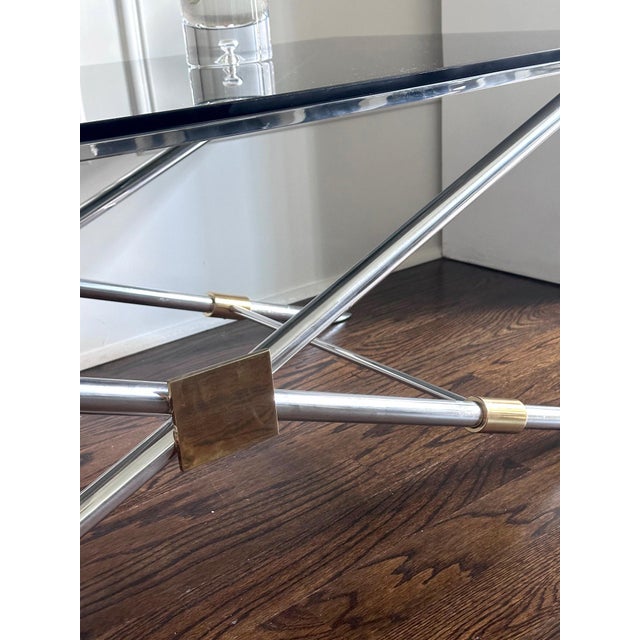 Rare X-leg Coffee Table V-41 by John Vesey For Sale - Image 11 of 11