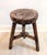 Antique Primitive Chinese Elm Wood Stool - 1920s Wabi-Sabi For Sale - Image 4 of 13
